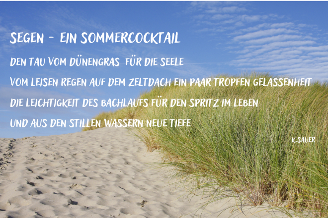 Wir wünschen Ihnen erholsame und gesegnete Sommerferien!