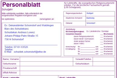 Personalblätter 25-26