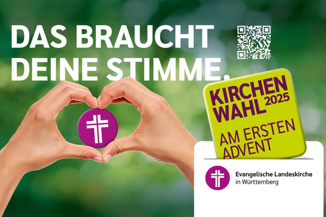 Kirchenwahl am 1. Advent - deine Stimme zählt!