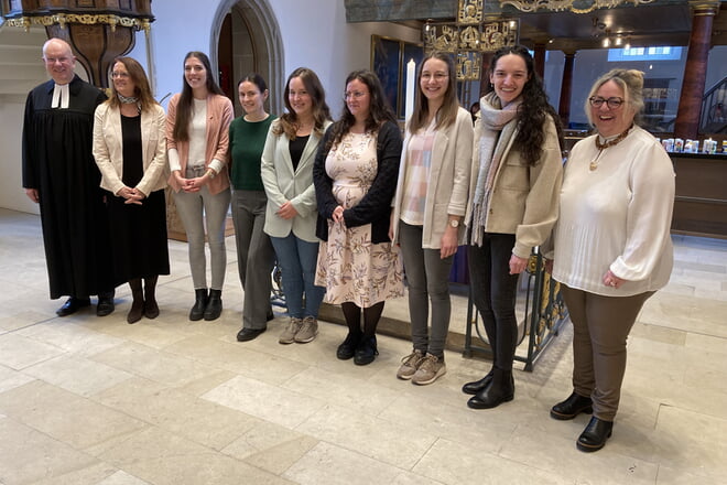 Sieben Kolleginnen haben am 15. M&auml;rz ihre Vocatio erhalten. Herzlichen Gl&uuml;ckwunsch!