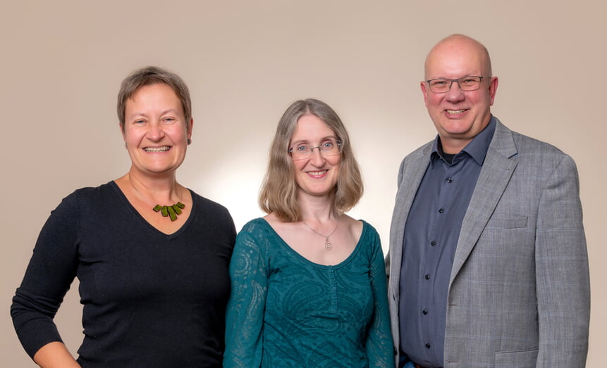 Katrin Sauer, Beate Sommerau und Andreas Lorenz