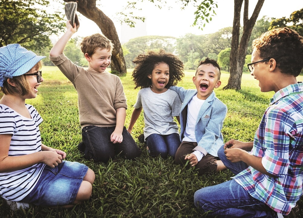 Gruppe von Kindern